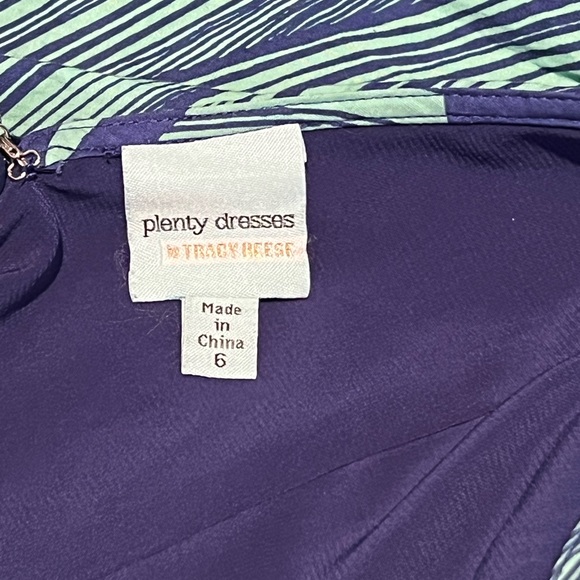 Plenty by Tracy Reese Size 6 Dress Tessa Marble Waves Sleeveless Fit & F… - Picture 10 of 10